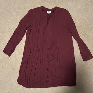 Old Navy Pintuck Tunic Dress